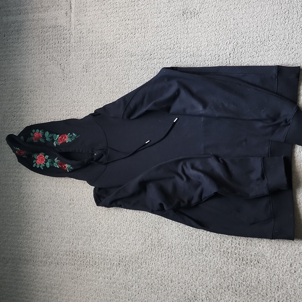 Forever 21 Hoodie Black/L